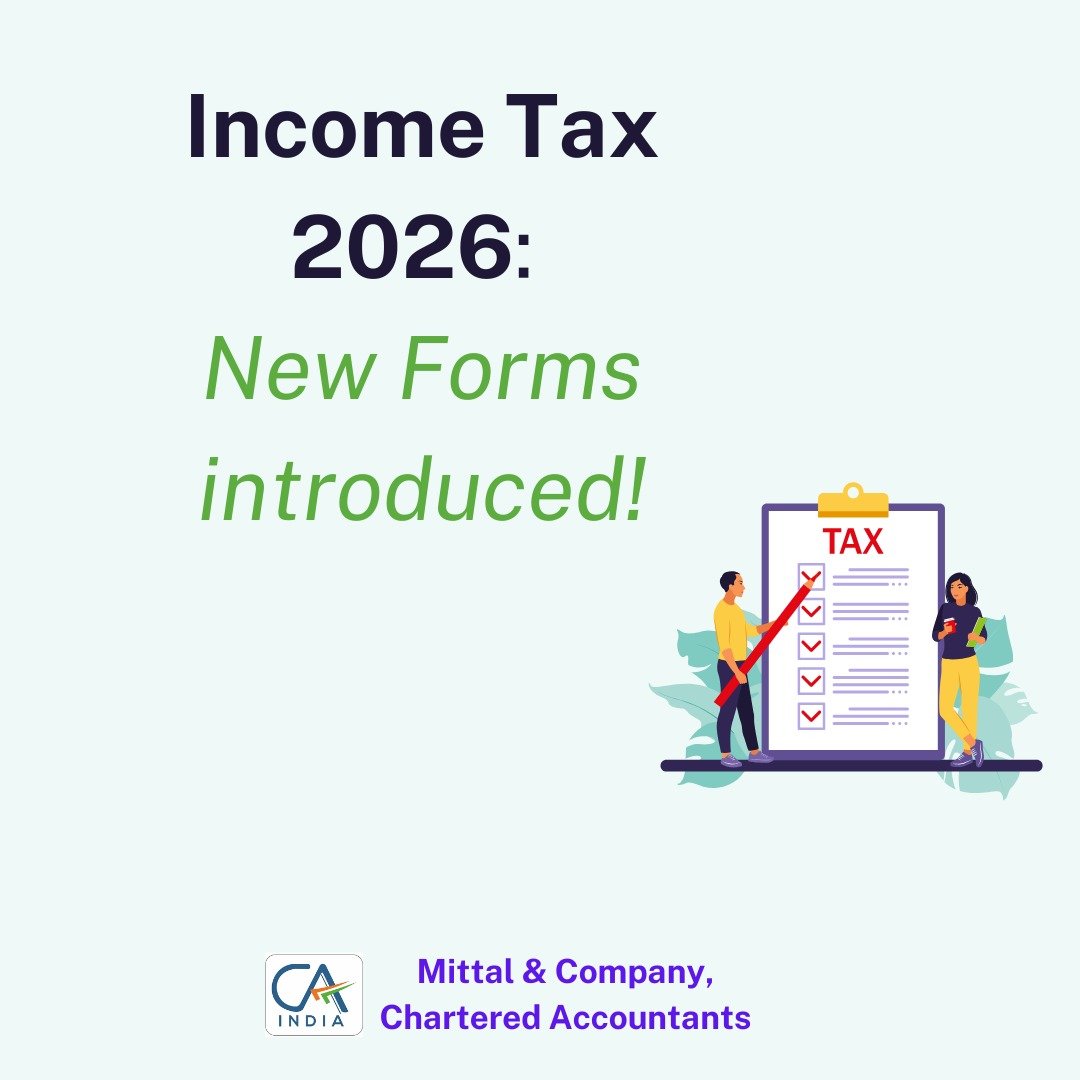 income-tax-act-2026-form-number-changes
