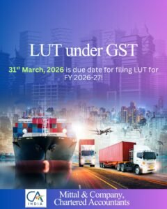 GST LUT Filing
