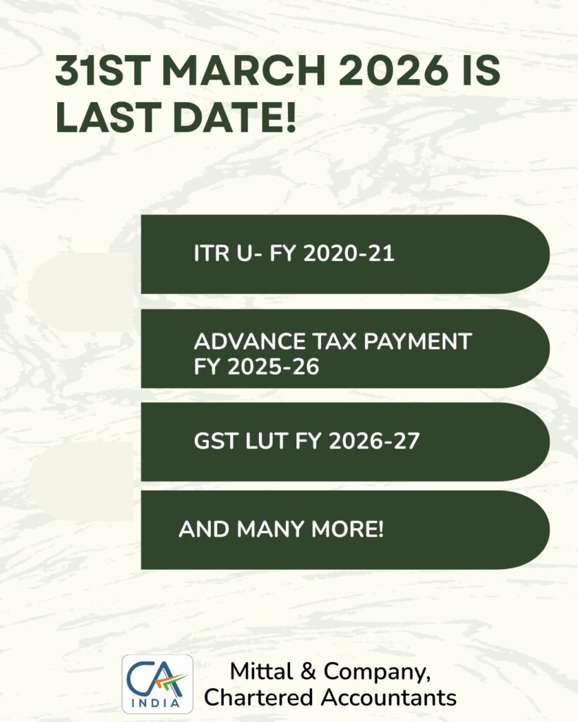 31st March 2026 – The Compliance Finish Line