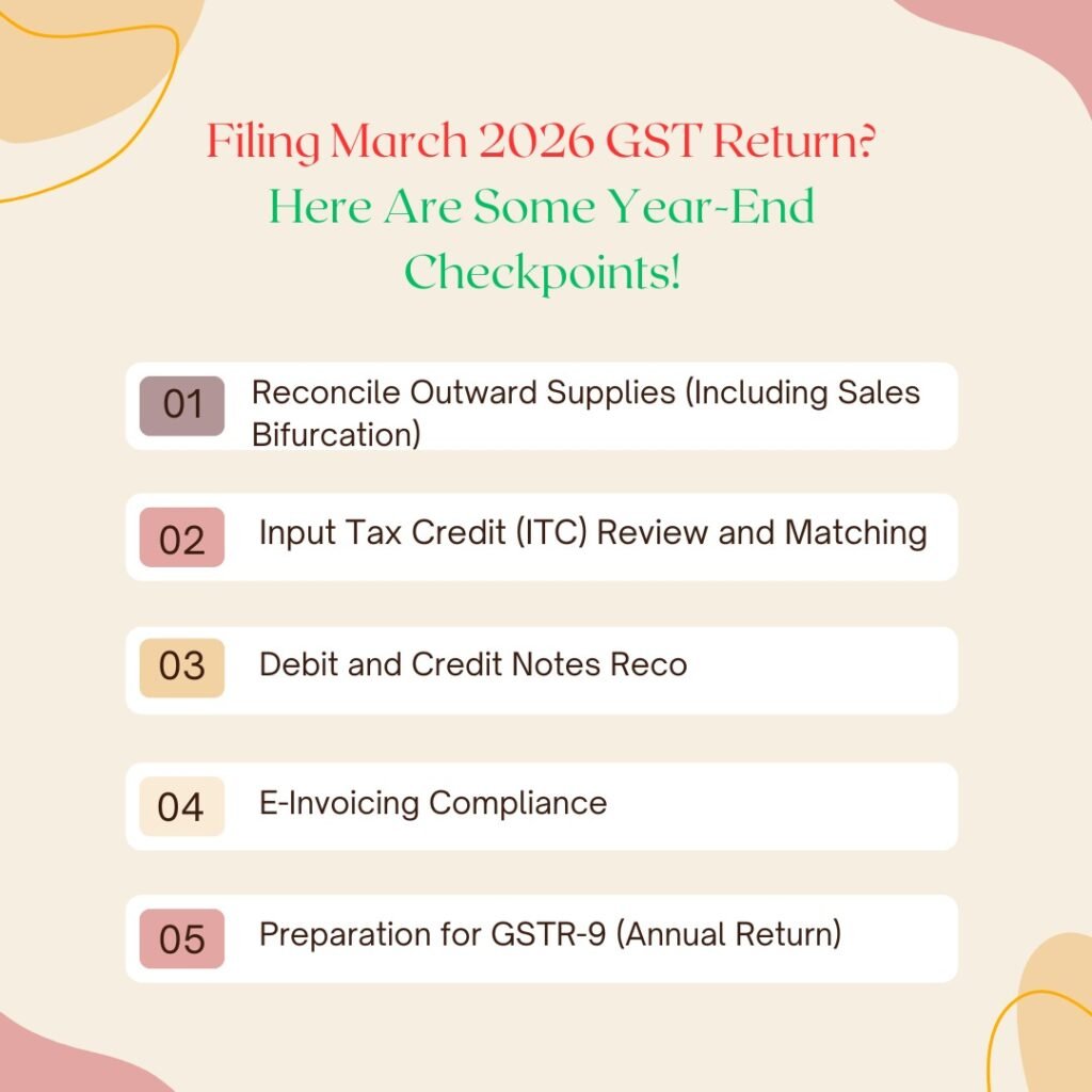 March 2026 GST Return